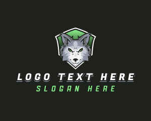 Wolf Animal Gamer Logo