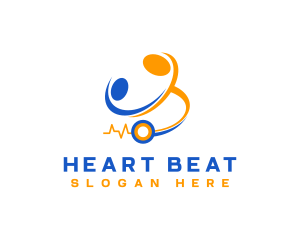 Stethoscope - Stethoscope Medical Hospital logo design