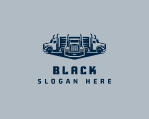 Trailer - Delivery Truck Fleet logo design