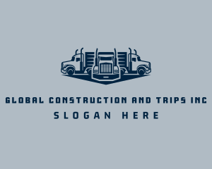 Trailer - Delivery Truck Fleet logo design