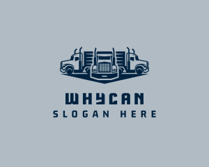 Freight - Delivery Truck Fleet logo design