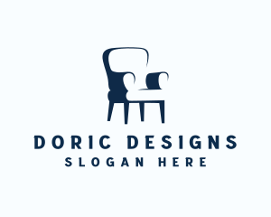 Furniture Chair Interior Design logo design