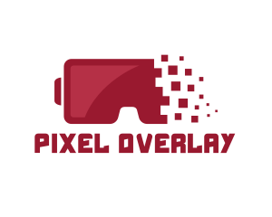 Red Pixel VR logo design