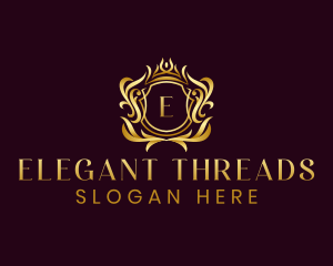 Elegant Shield Crest logo design