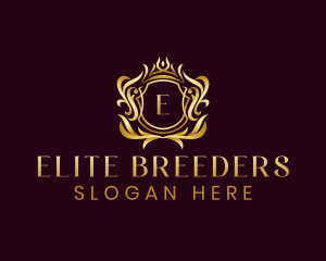 Elegant Shield Crest logo design