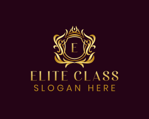 Elegant Shield Crest logo design