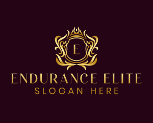 Elegant Shield Crest logo design