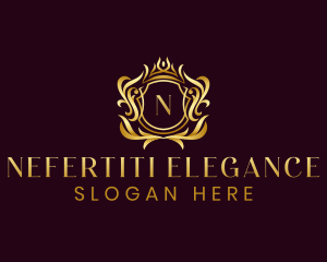 Elegant Shield Crest logo design