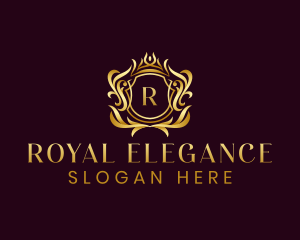 Elegant Shield Crest logo design