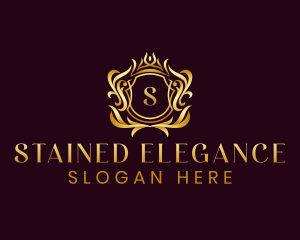 Elegant Shield Crest logo design