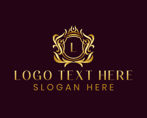 Extravagant - Elegant Shield Crest logo design