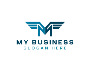 Business Firm Letter M  logo design