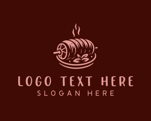 Roast Pork BBQ Logo