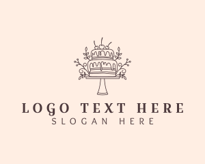 Leaf - Elegant Cake Baking logo design