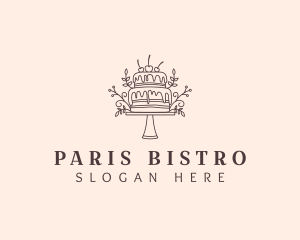 Elegant Cake Baking logo design