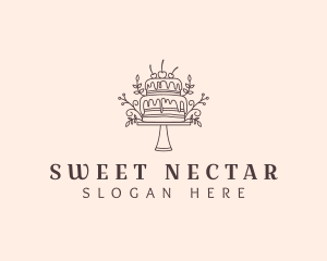 Elegant Cake Baking logo design