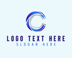 Lettermark - Geometric Business Letter C logo design