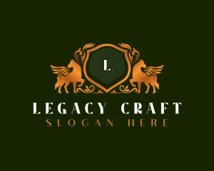 Heritage - Luxury Stallion Shield Heritage logo design