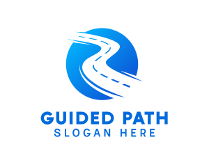 Path - Blue Road Path logo design