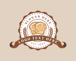 Bakeshop - Wheat Bread Pastry logo design