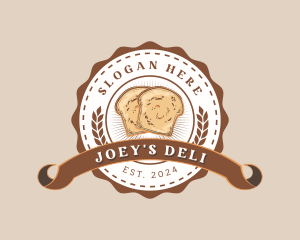 Wheat Bread Pastry logo design