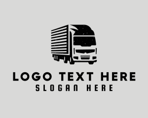 Forwarding - Truck Vehicle Shipment logo design