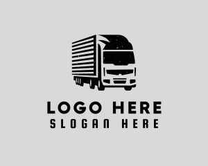 Truck Vehicle Shipment Logo