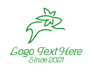 Eco Friendly Rabbit  logo design