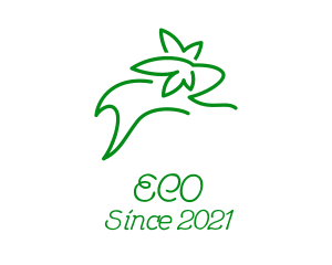 Eco Friendly Rabbit  logo design