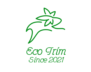 Eco Friendly Rabbit  logo design