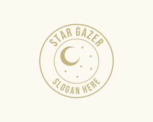 Elegant Moon Stars logo design