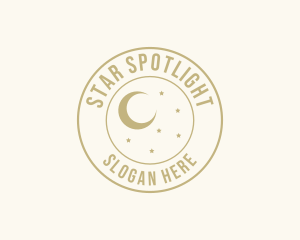 Elegant Moon Stars logo design