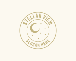 Elegant Moon Stars logo design