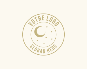 Meteorology - Elegant Moon Stars logo design