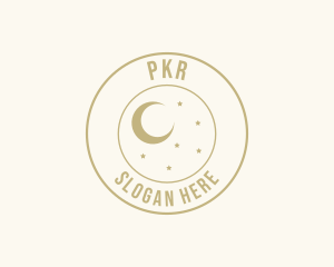 Spiritual - Elegant Moon Stars logo design