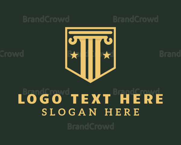 Shield Column Paralegal Logo