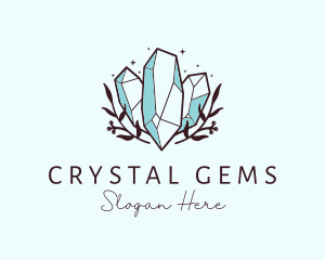 Luxe Precious Stone Gem logo design