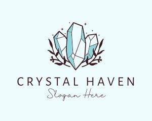 Luxe Precious Stone Gem logo design