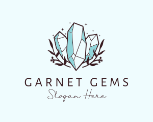 Luxe Precious Stone Gem logo design