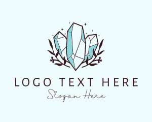 Stalagmite - Luxe Precious Stone Gem logo design