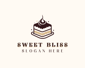 Sweet Tiramisu Cake logo design