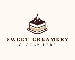 Sweet Tiramisu Cake logo design