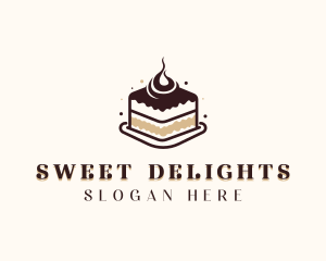 Sweet Tiramisu Cake logo design