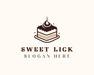 Sweet Tiramisu Cake logo design