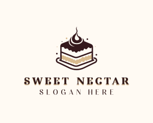 Sweet Tiramisu Cake logo design