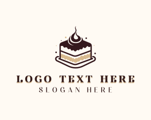 Dessert - Sweet Tiramisu Cake logo design