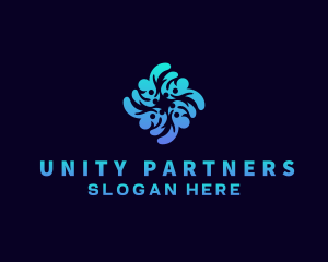 Cooperation - Community People Organization logo design