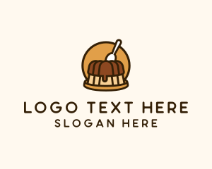 Delicatessen - Cute Pudding Dessert logo design