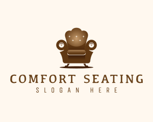 Seat Armchair Furniture logo design