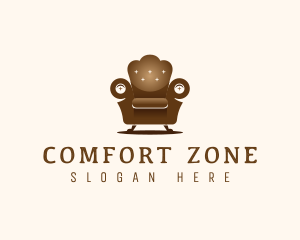 Armchair - Seat Armchair Furniture logo design